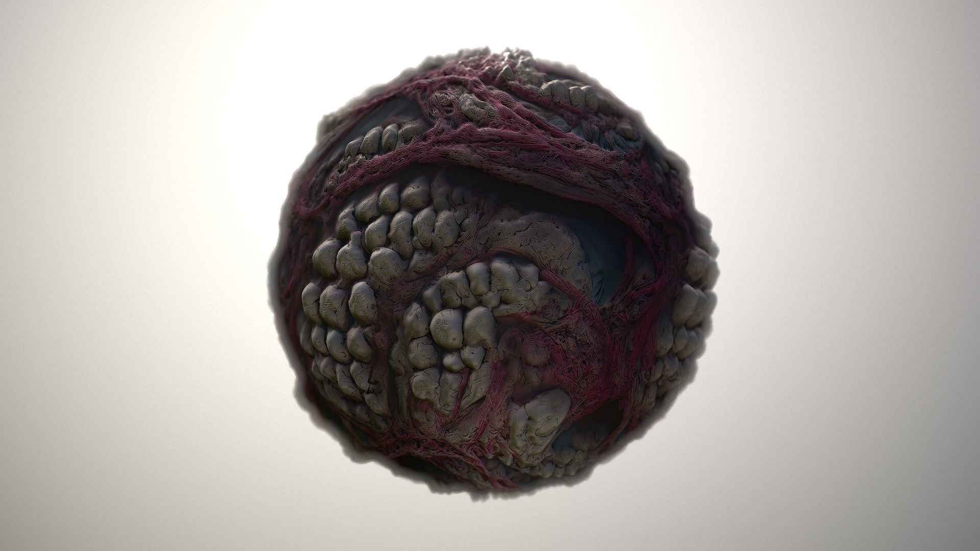 Material Skin Monster 6 Seamless PBR Texture Texture_3