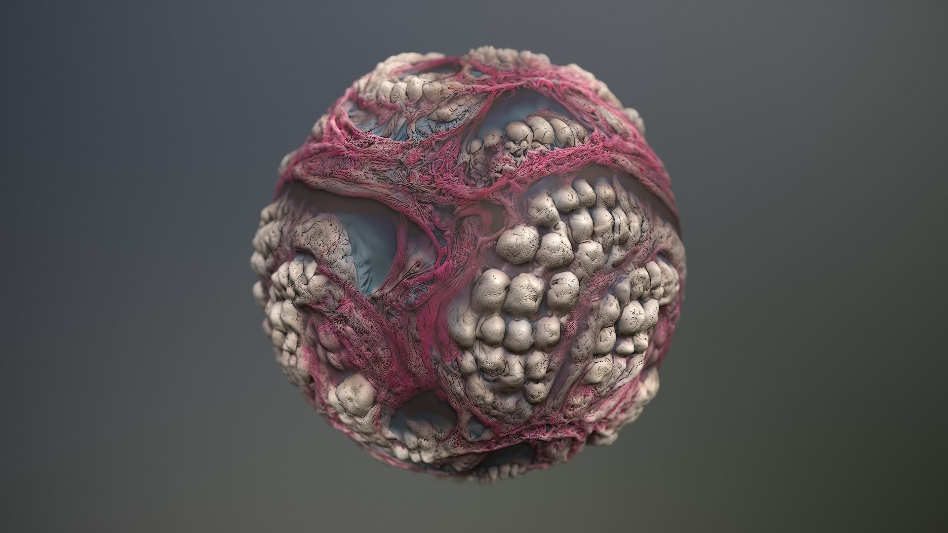 Material Skin Monster 6 Seamless PBR Texture Texture_14