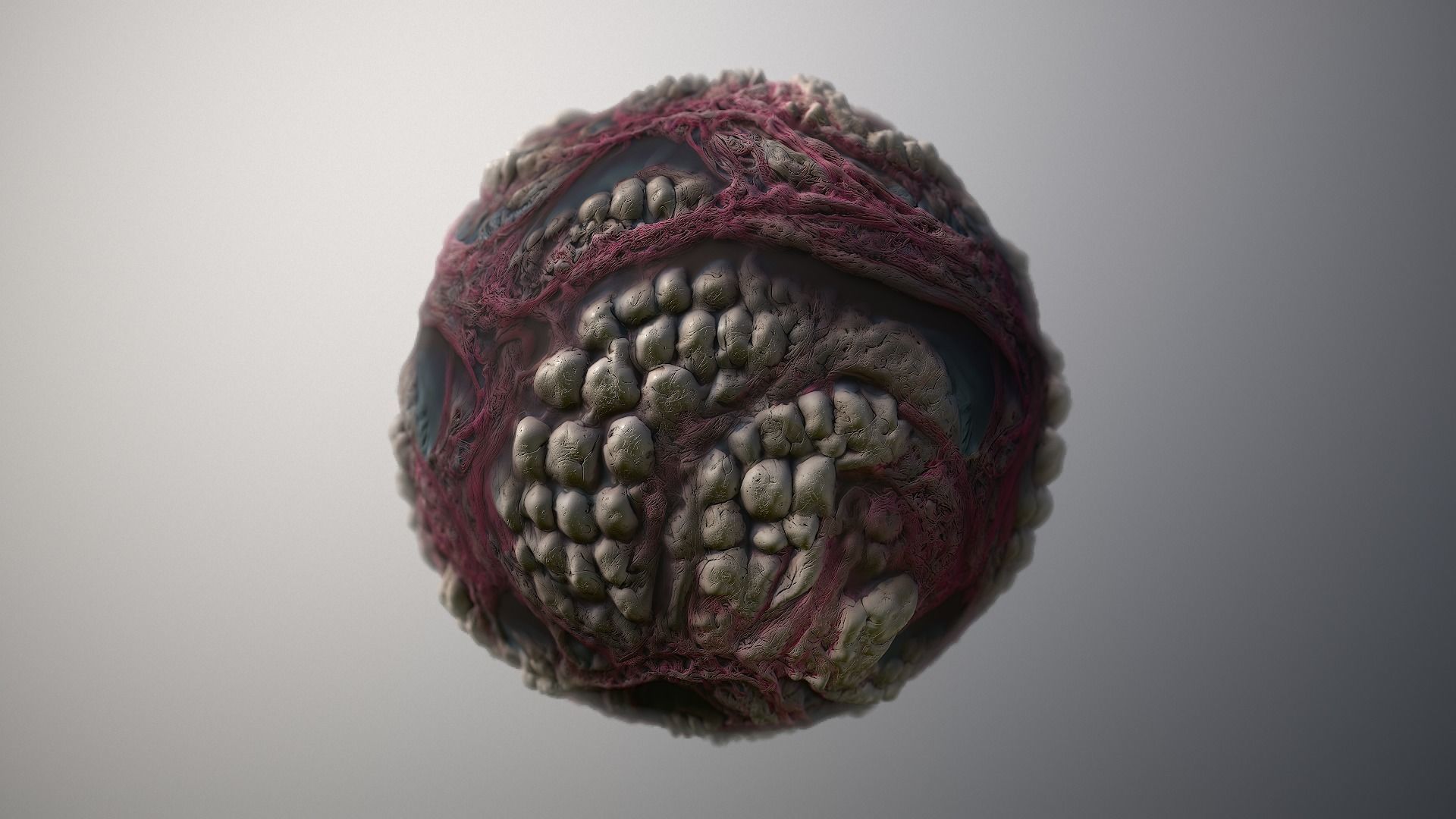 Material Skin Monster 6 Seamless PBR Texture Texture_6