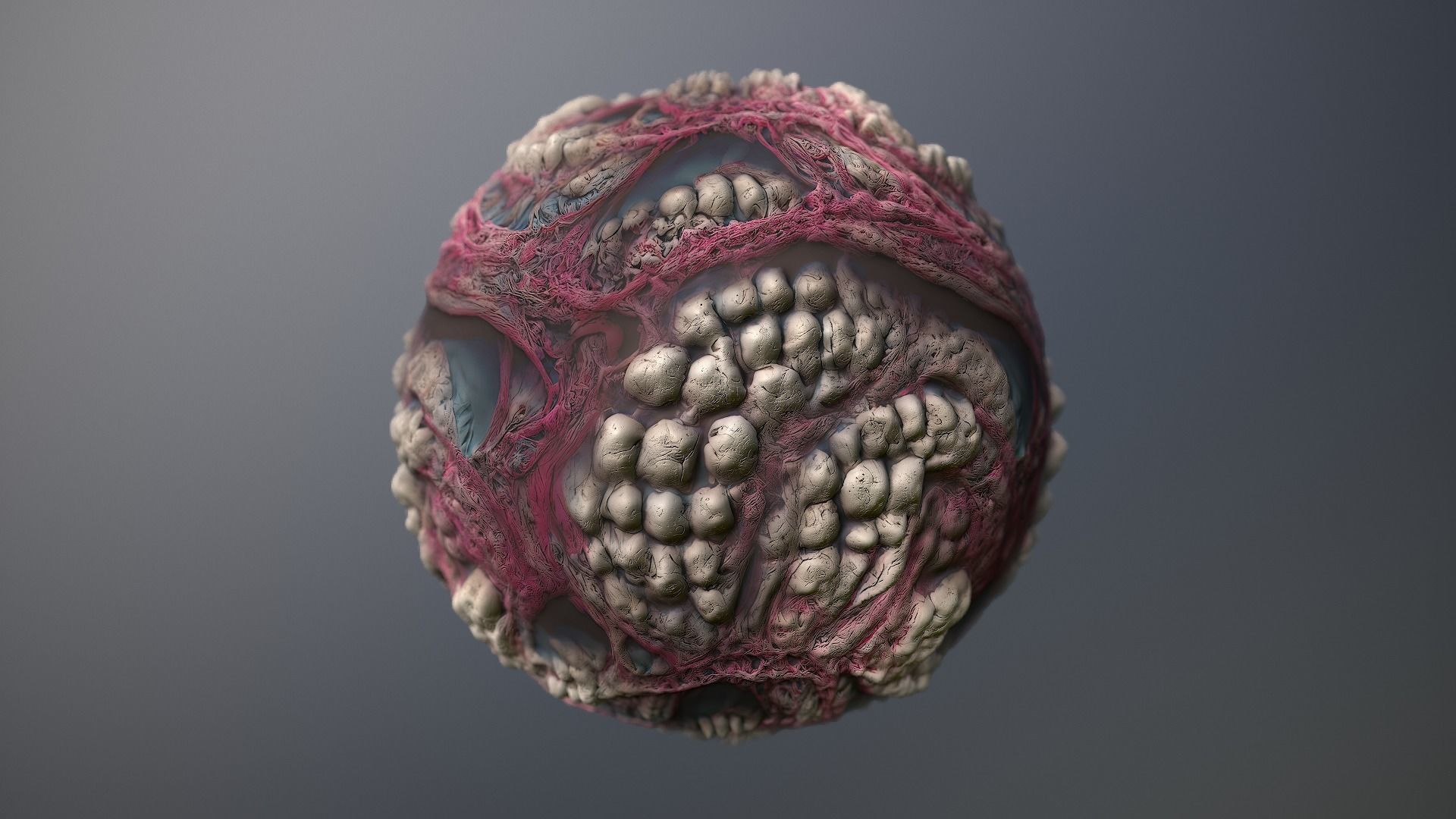 Material Skin Monster 6 Seamless PBR Texture Texture_9