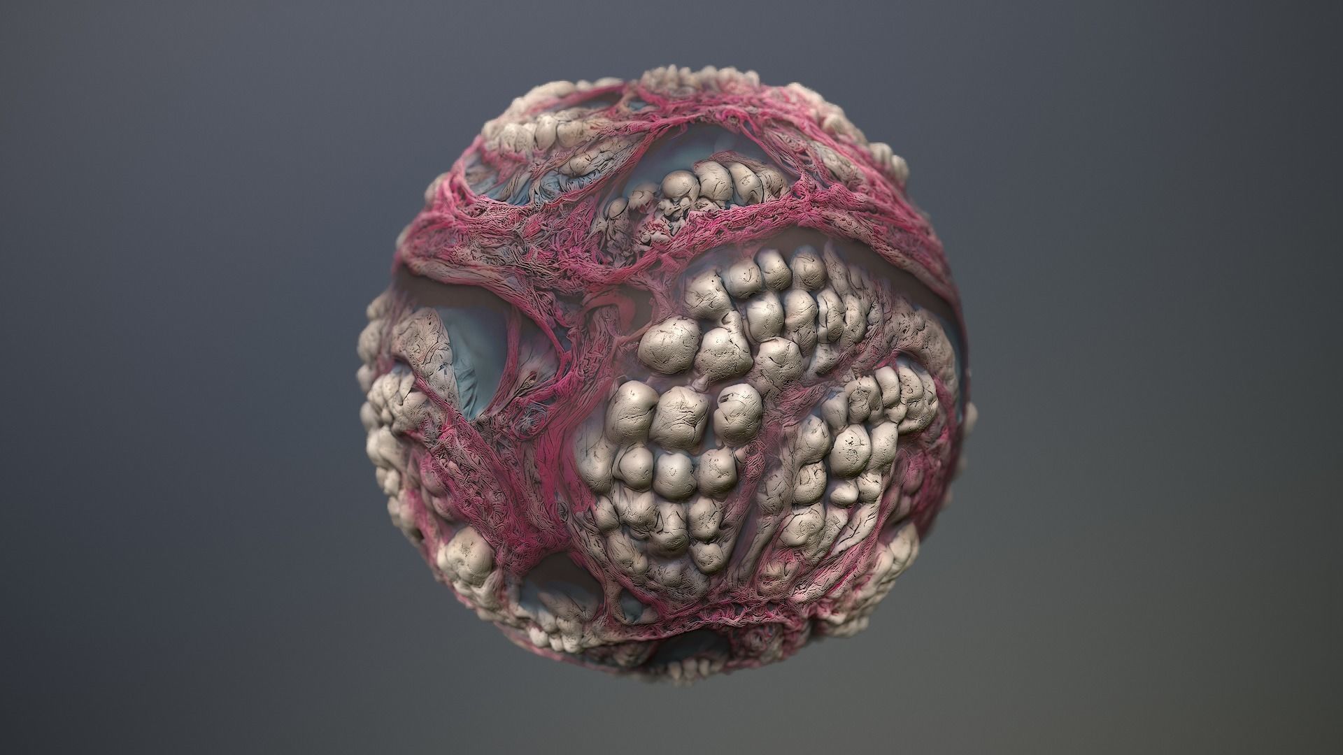 Material Skin Monster 6 Seamless PBR Texture Texture_11
