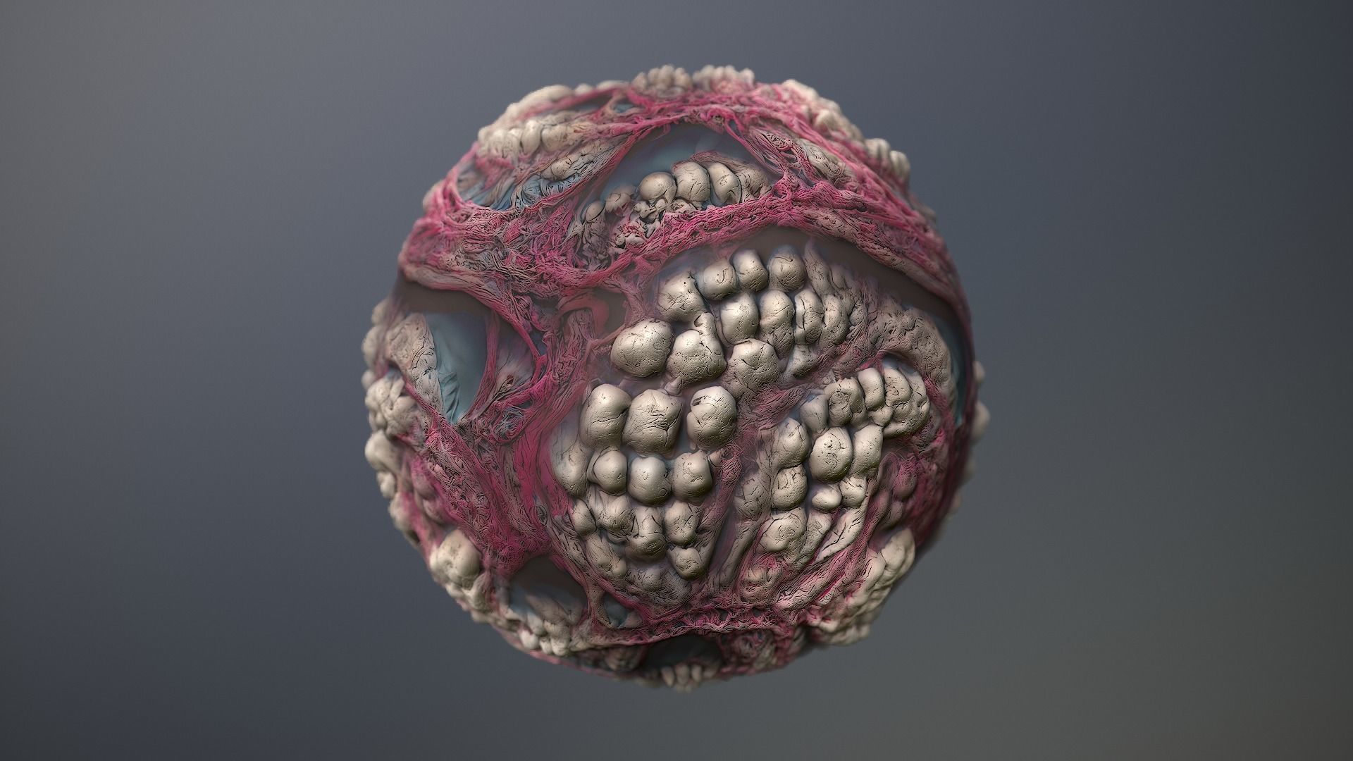 Material Skin Monster 6 Seamless PBR Texture Texture_10