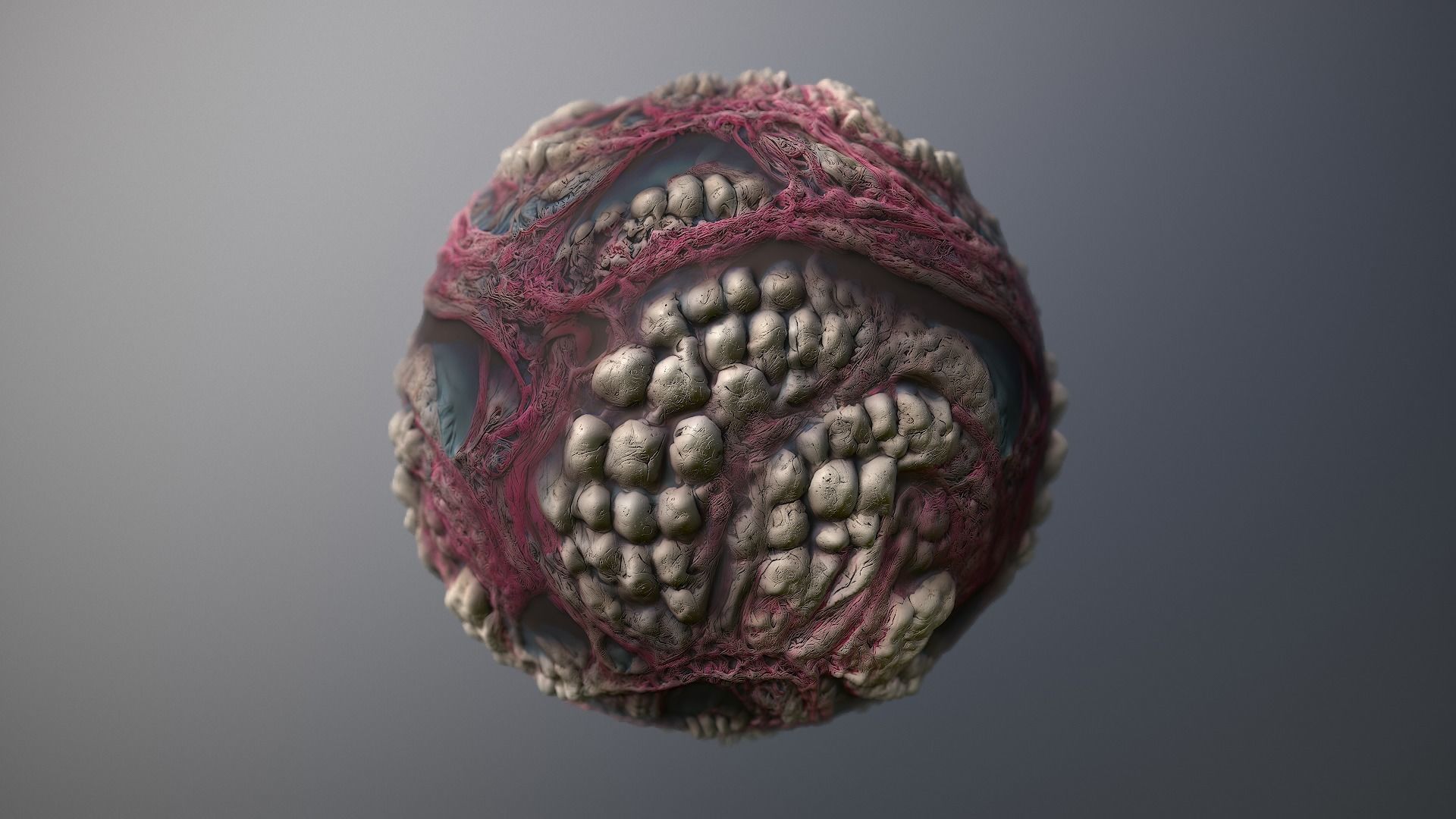 Material Skin Monster 6 Seamless PBR Texture Texture_8