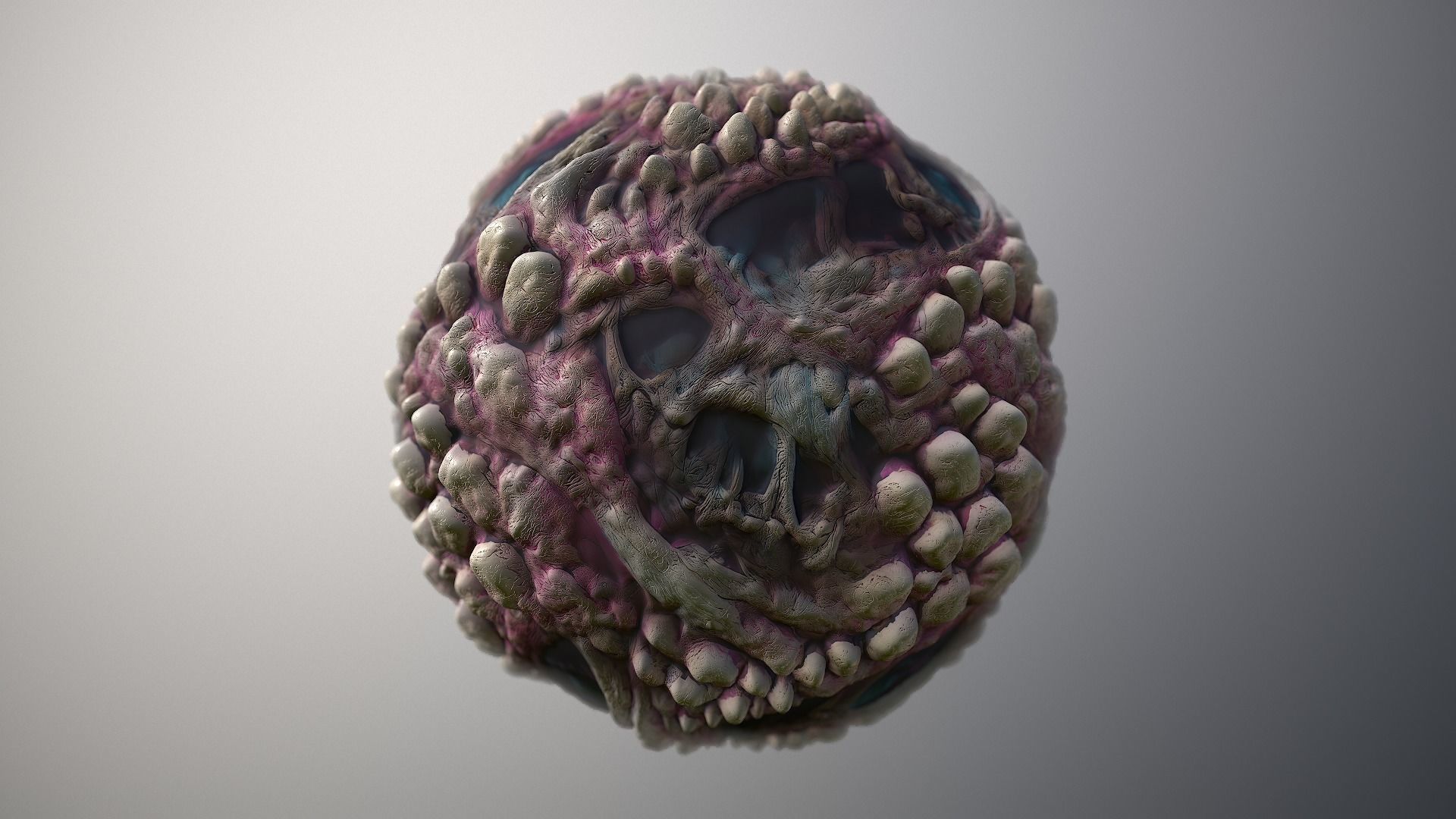 Material Skin Monster 5 Seamless PBR Texture Texture_6
