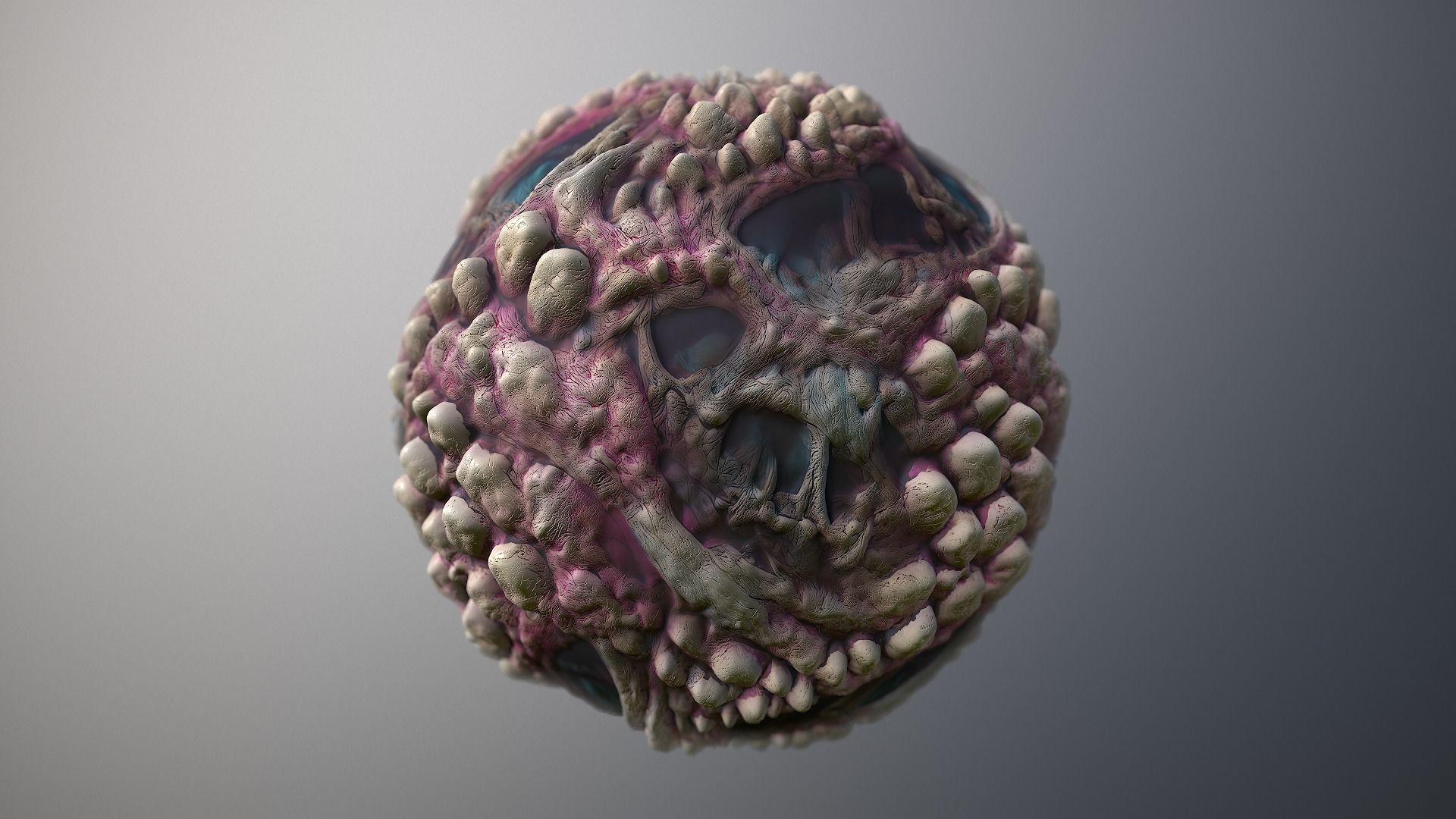 Material Skin Monster 5 Seamless PBR Texture Texture_7