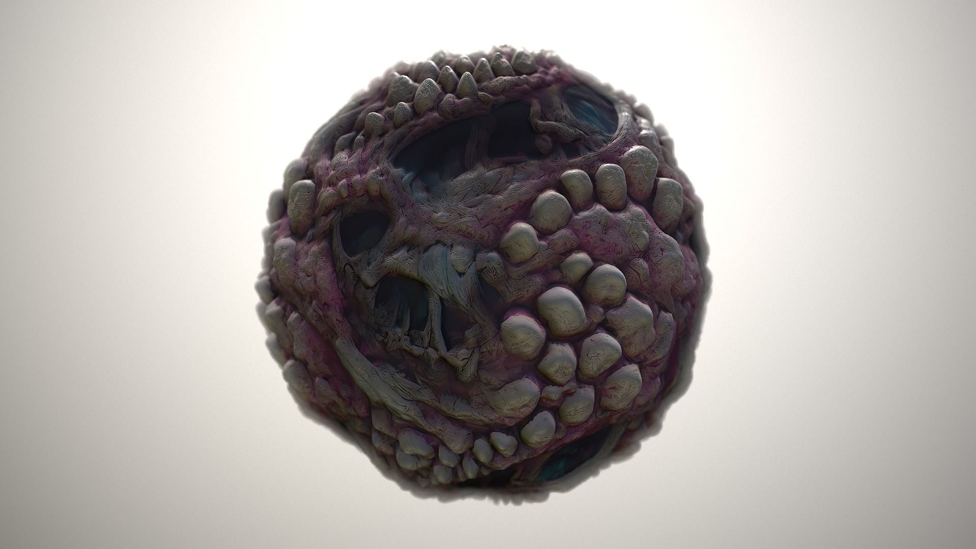 Material Skin Monster 5 Seamless PBR Texture Texture_21