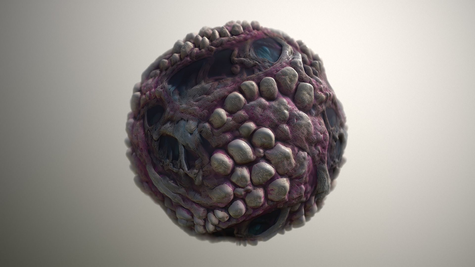 Material Skin Monster 5 Seamless PBR Texture Texture_18