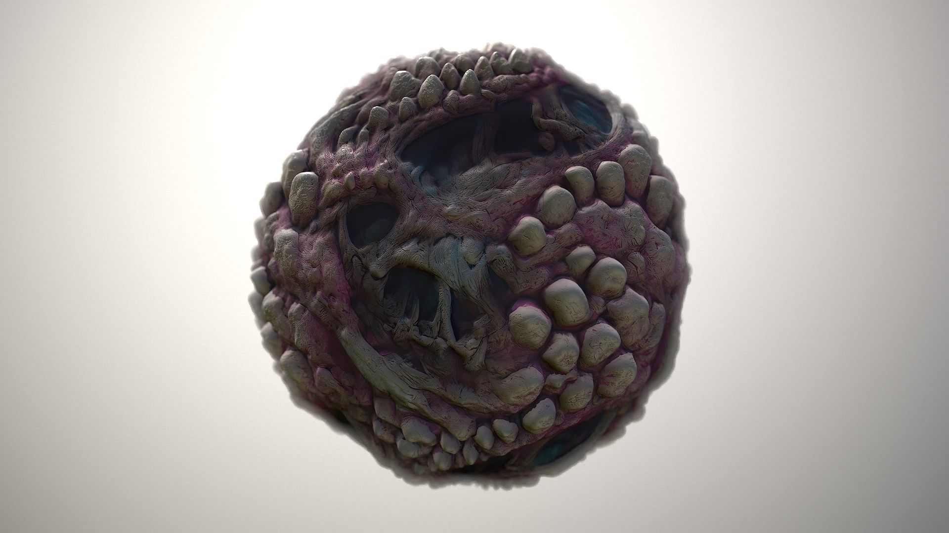 Material Skin Monster 5 Seamless PBR Texture Texture_3