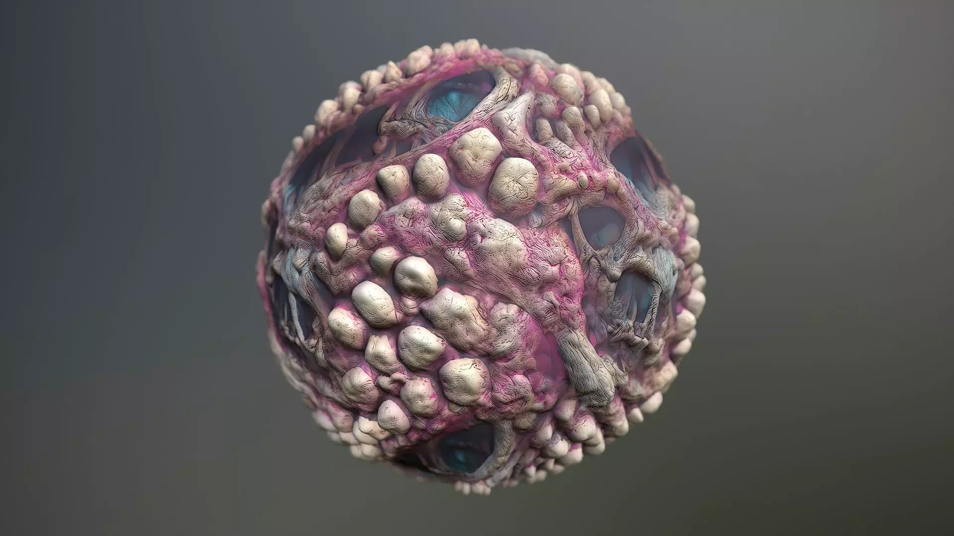 Material Skin Monster 5 Seamless PBR Texture Texture_0