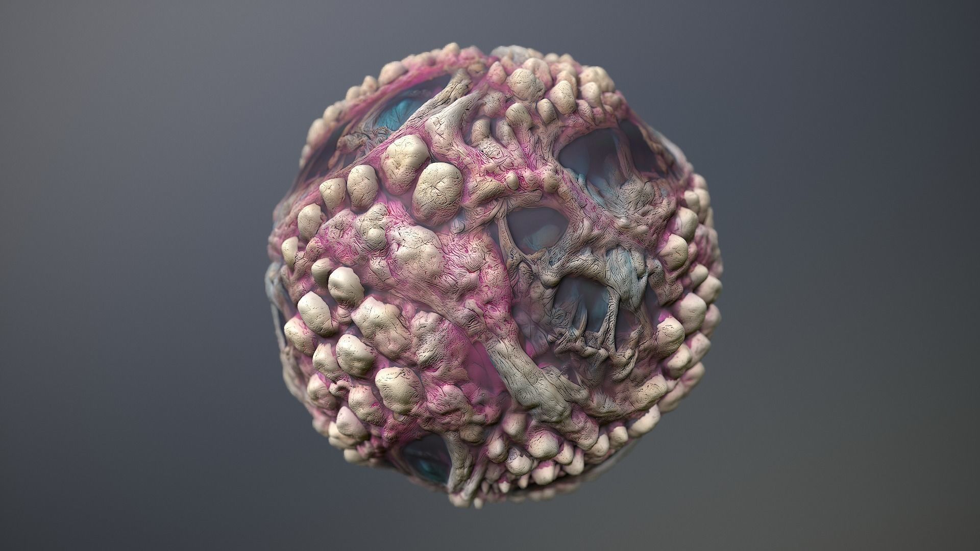 Material Skin Monster 5 Seamless PBR Texture Texture_10