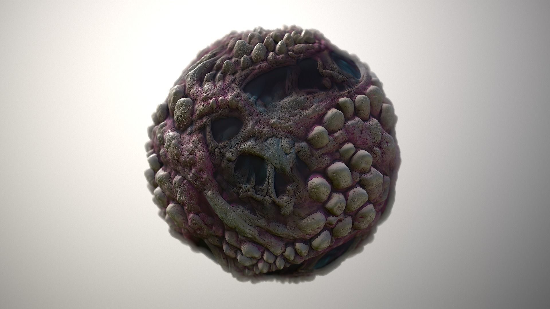 Material Skin Monster 5 Seamless PBR Texture Texture_4