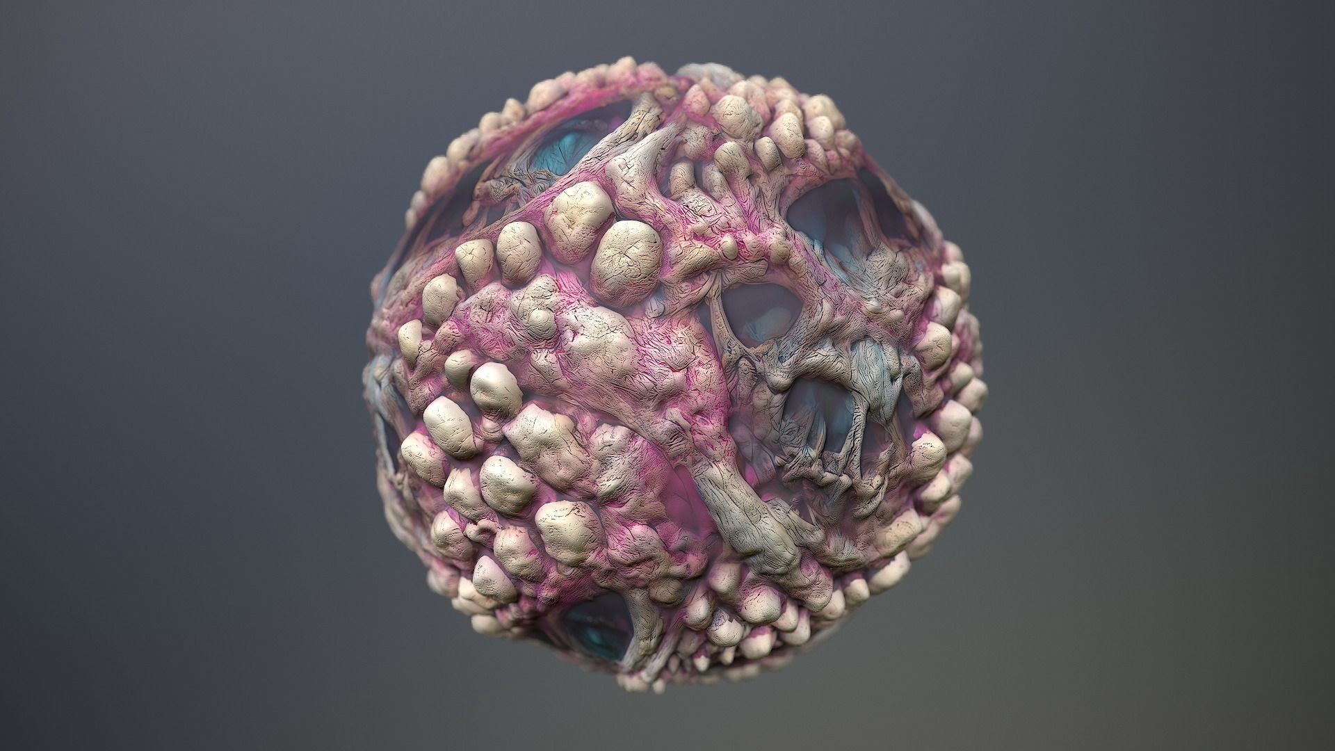 Material Skin Monster 5 Seamless PBR Texture Texture_11