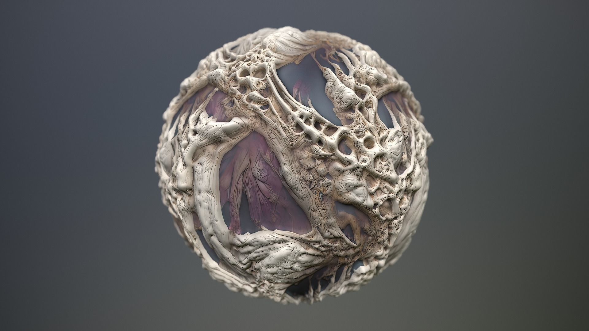Material Skin Monster 4 Seamless PBR Texture Texture_12