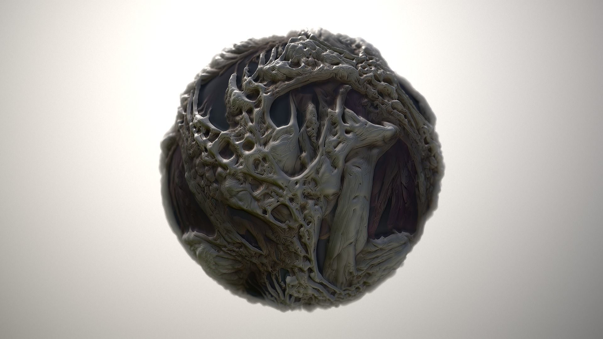 Material Skin Monster 4 Seamless PBR Texture Texture_3