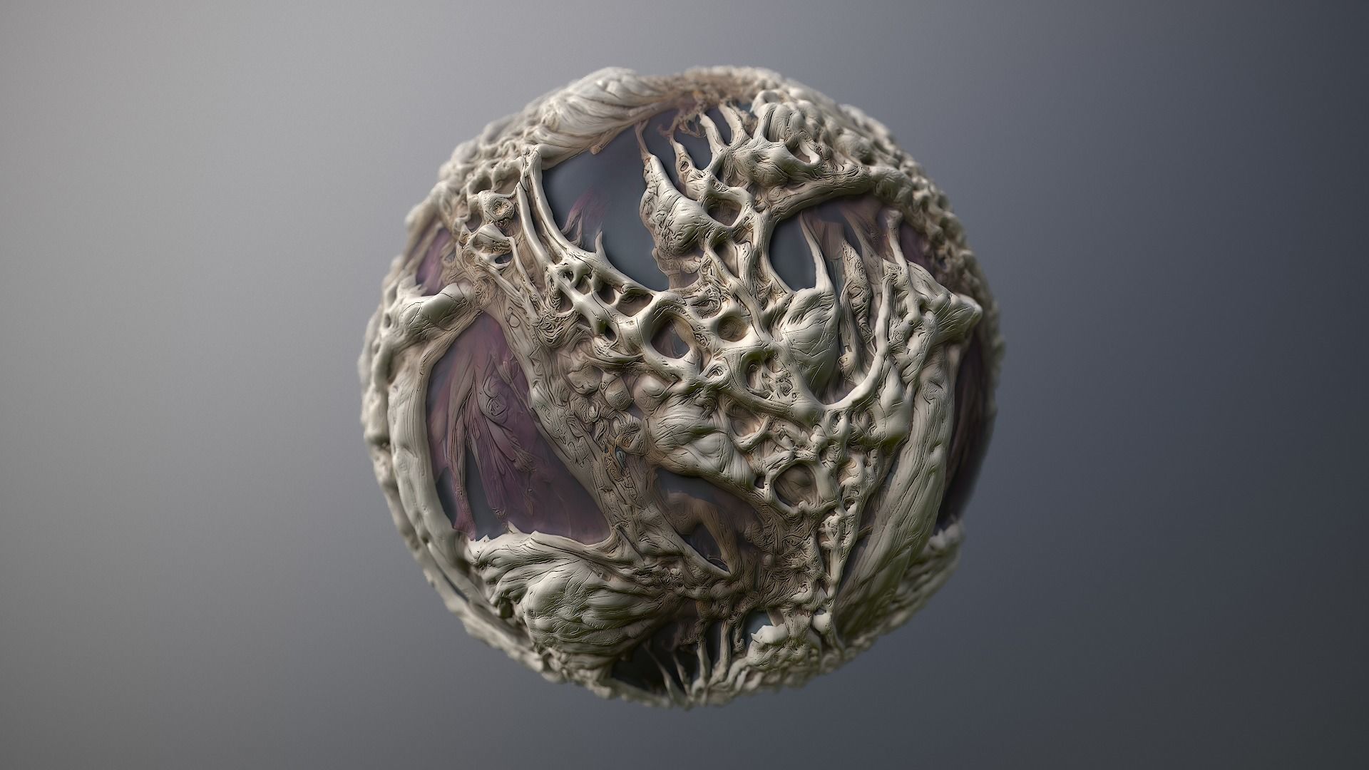 Material Skin Monster 4 Seamless PBR Texture Texture_8