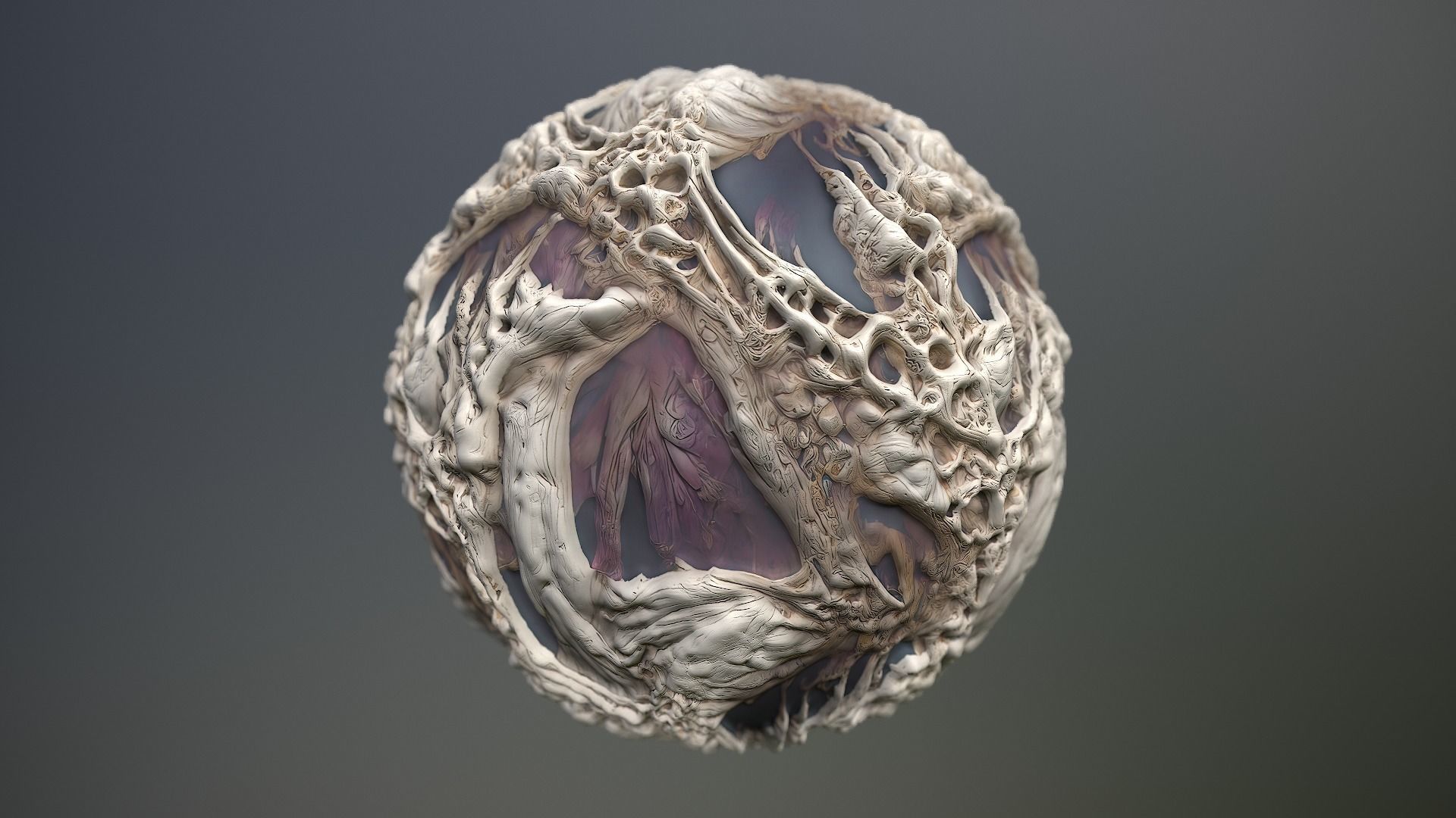 Material Skin Monster 4 Seamless PBR Texture Texture_14