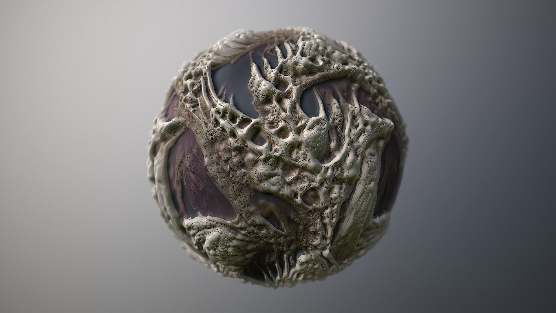 Material Skin Monster 4 Seamless PBR Texture Texture_7