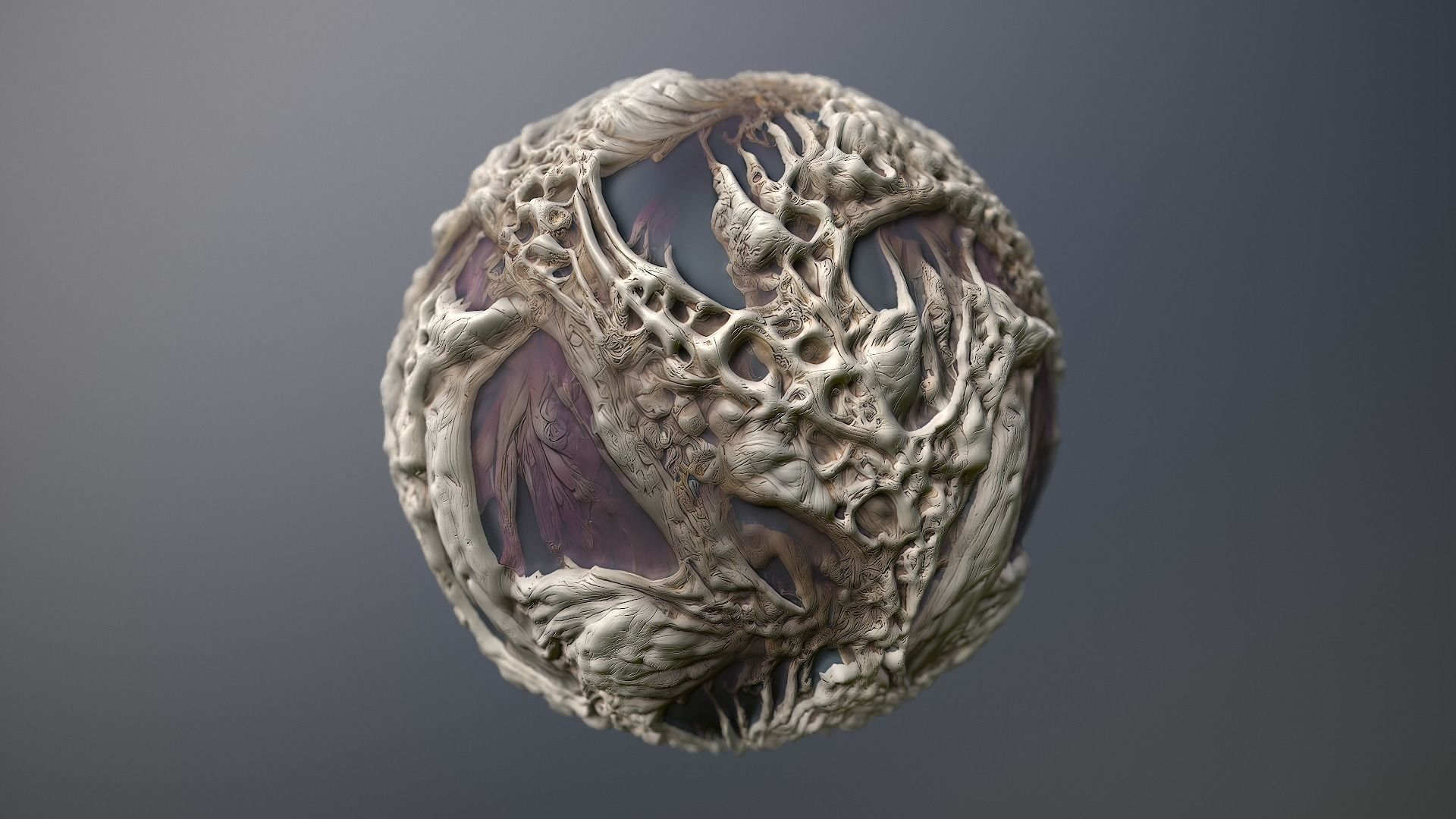 Material Skin Monster 4 Seamless PBR Texture Texture_9