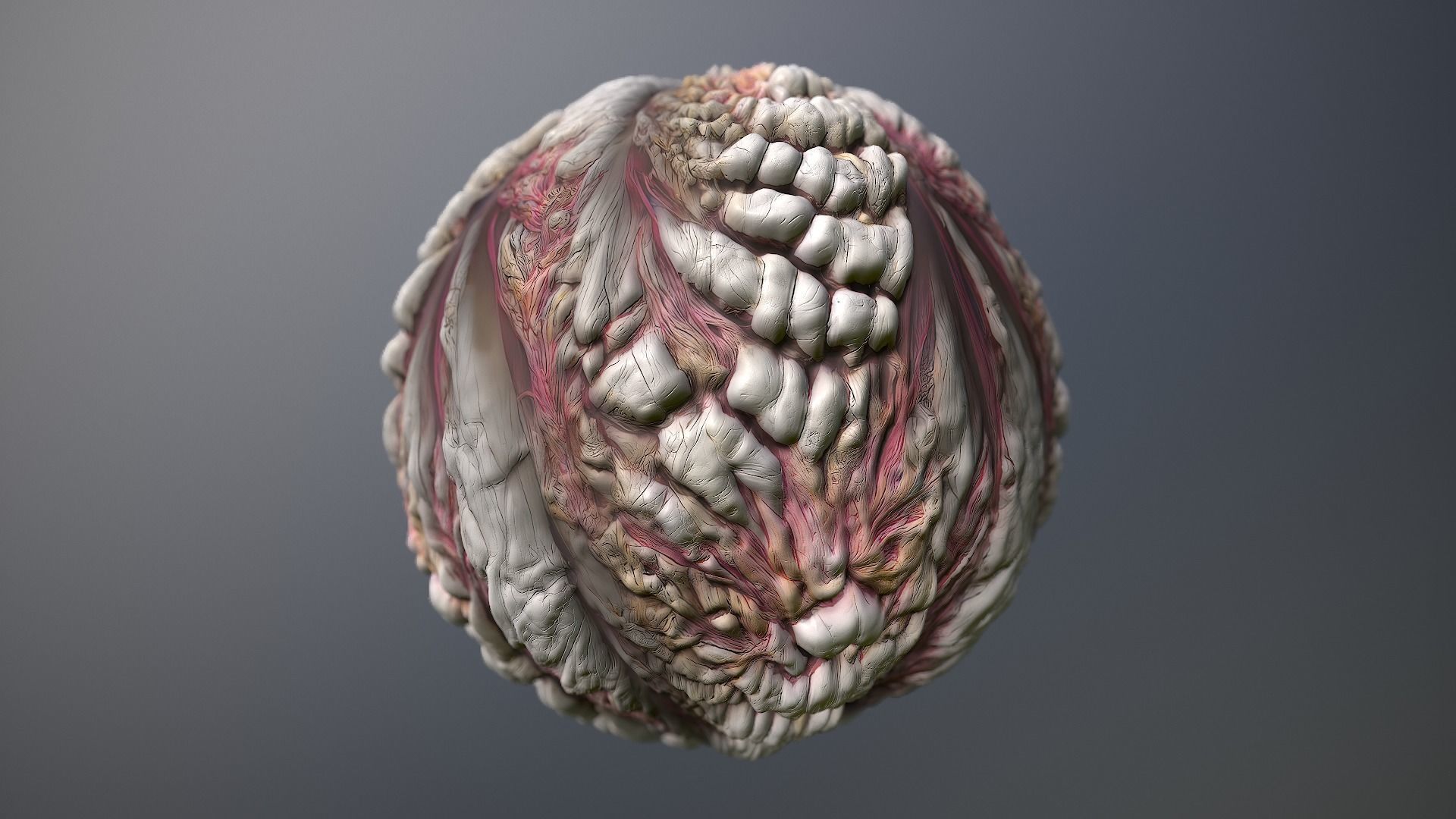 Material Skin Monster 3 Seamless PBR Texture Texture_9
