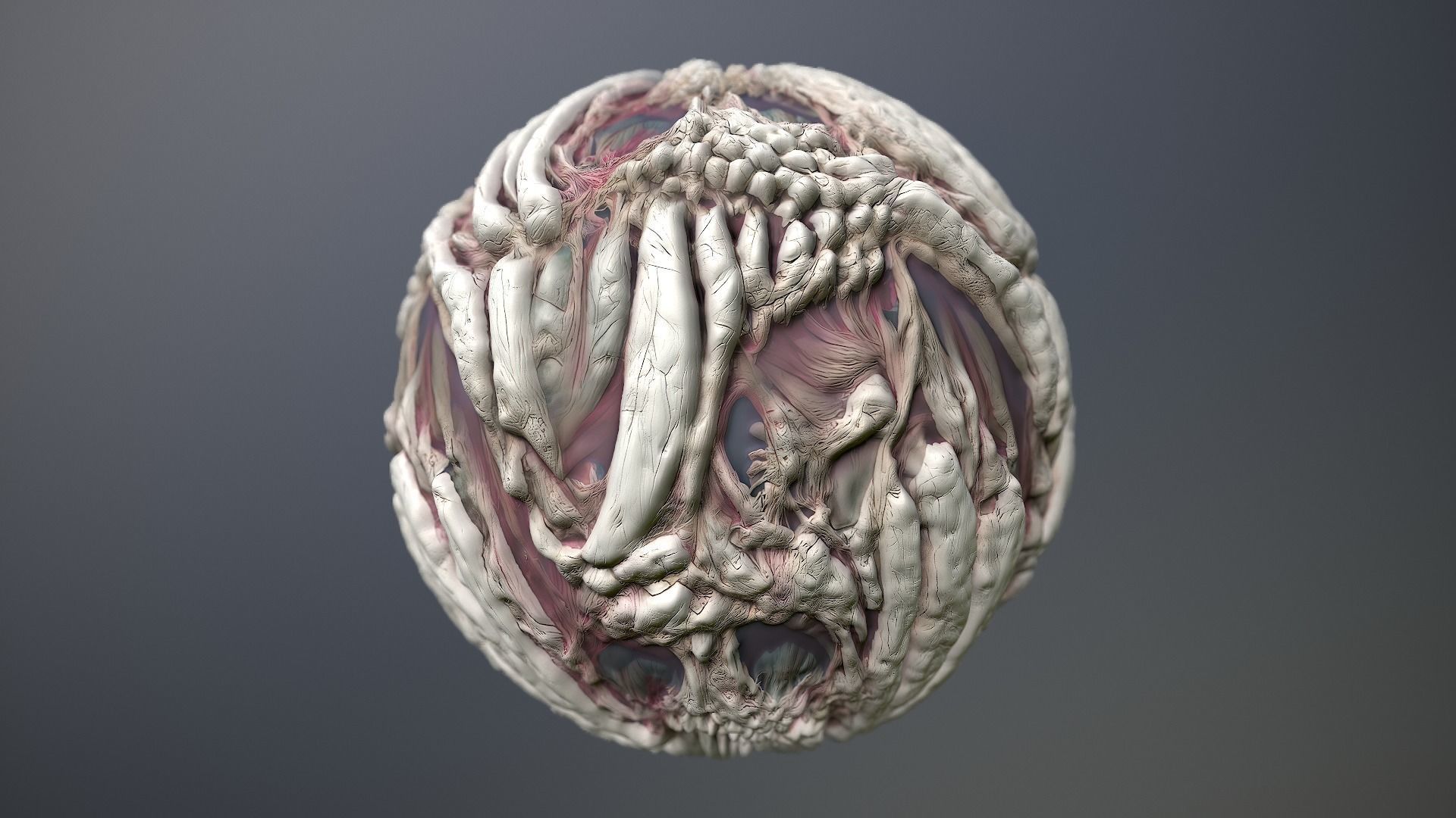 Material Skin Monster 10 Seamless PBR Texture Texture_10