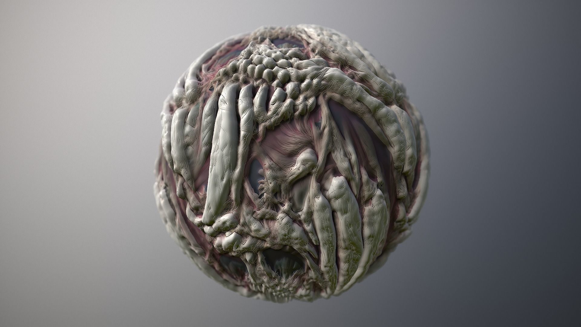Material Skin Monster 10 Seamless PBR Texture Texture_7