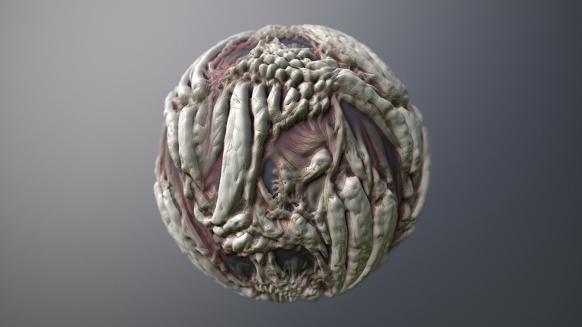 Material Skin Monster 10 Seamless PBR Texture Texture_8