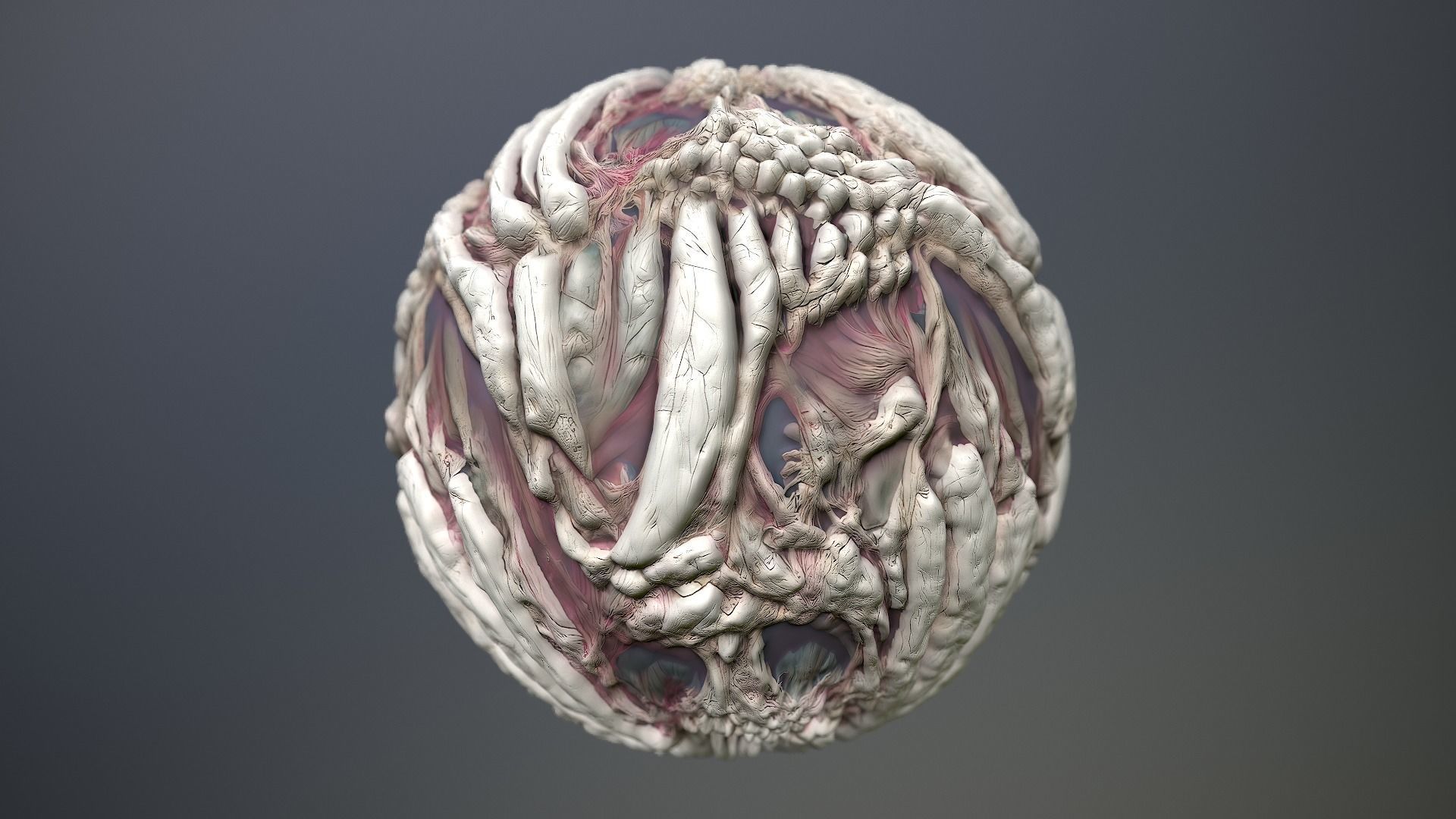 Material Skin Monster 10 Seamless PBR Texture Texture_11