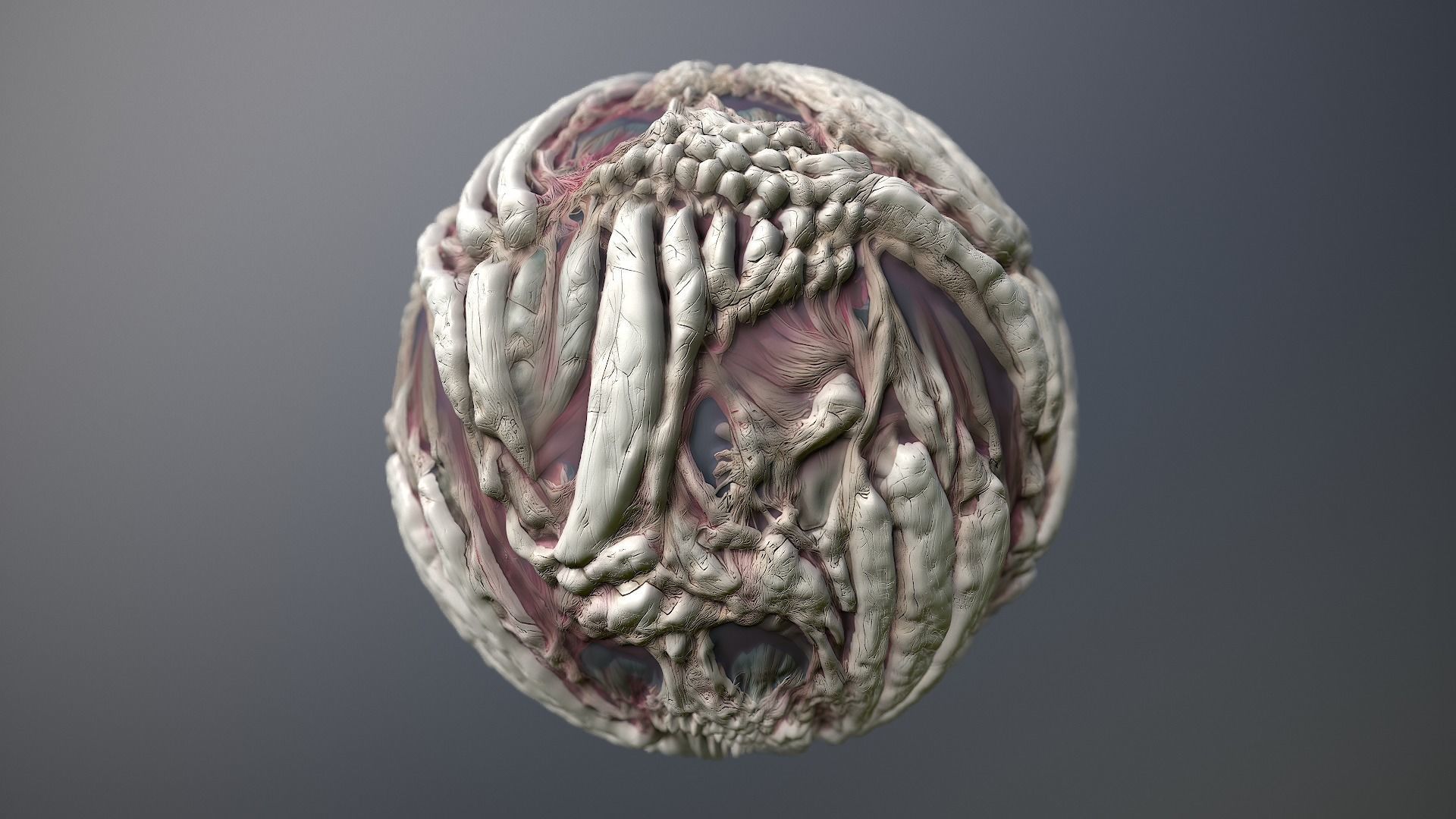Material Skin Monster 10 Seamless PBR Texture Texture_9
