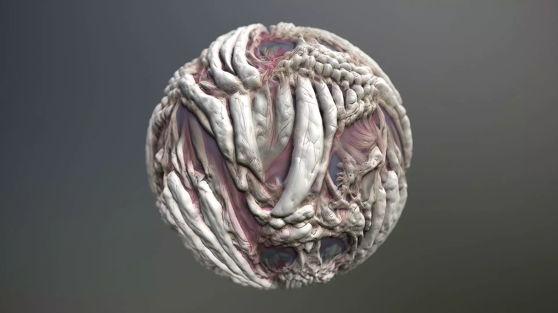 Material Skin Monster 10 Seamless PBR Texture Texture_0