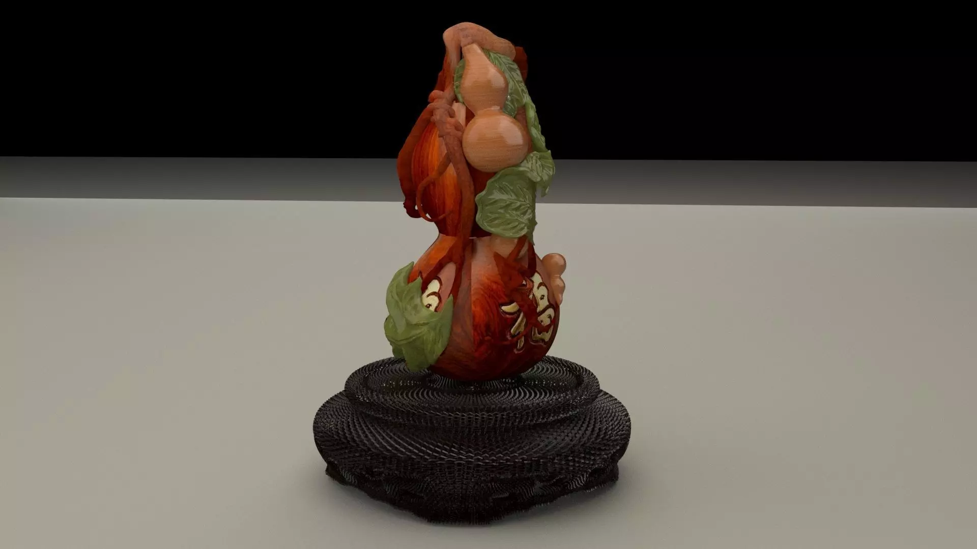Chinese gourd 3D model_0