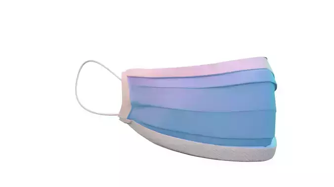 mask 3d model coronavirus medical