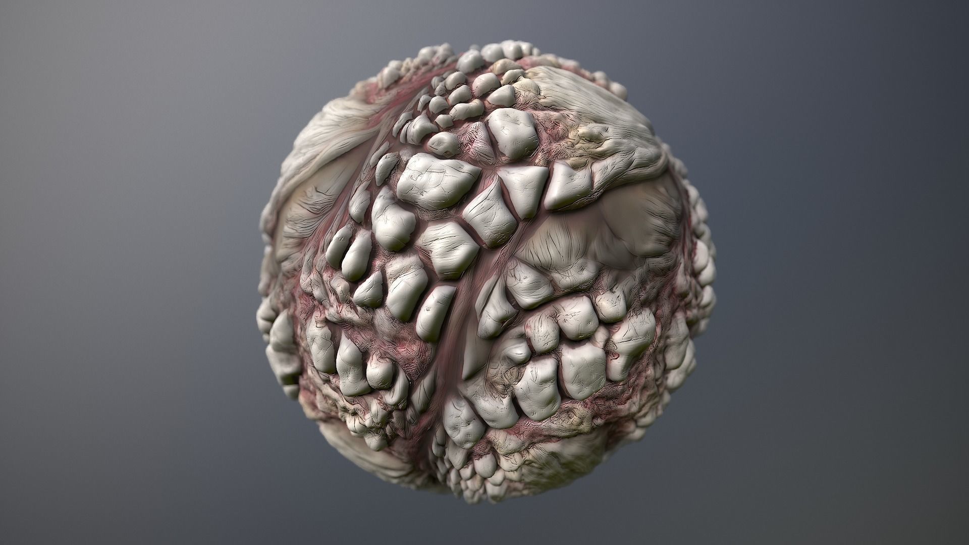 Material Skin Monster 1 Seamless PBR Texture Texture_9