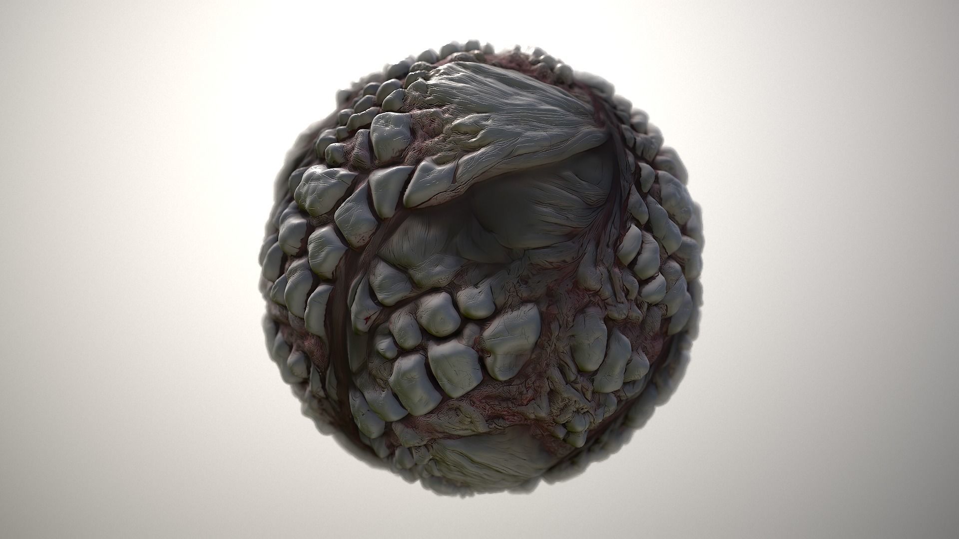 Material Skin Monster 1 Seamless PBR Texture Texture_3