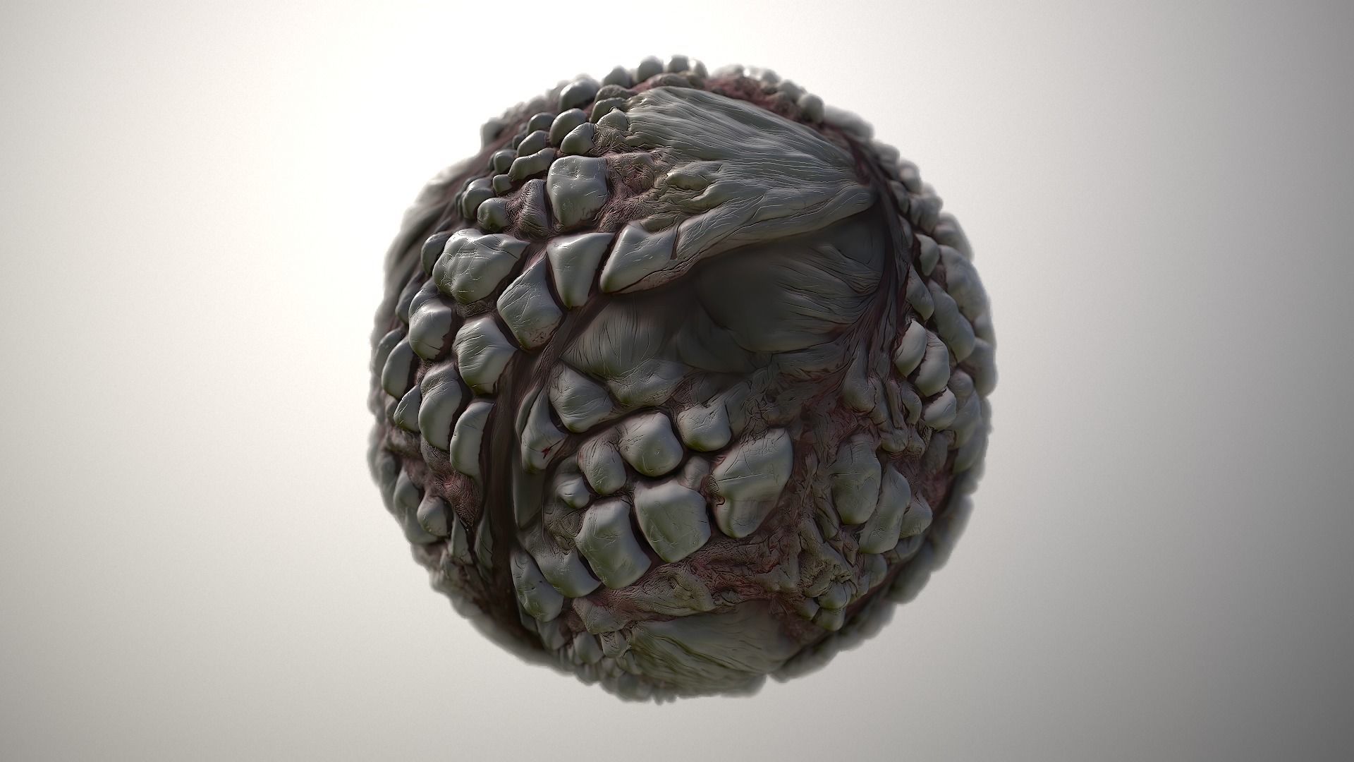 Material Skin Monster 1 Seamless PBR Texture Texture_4