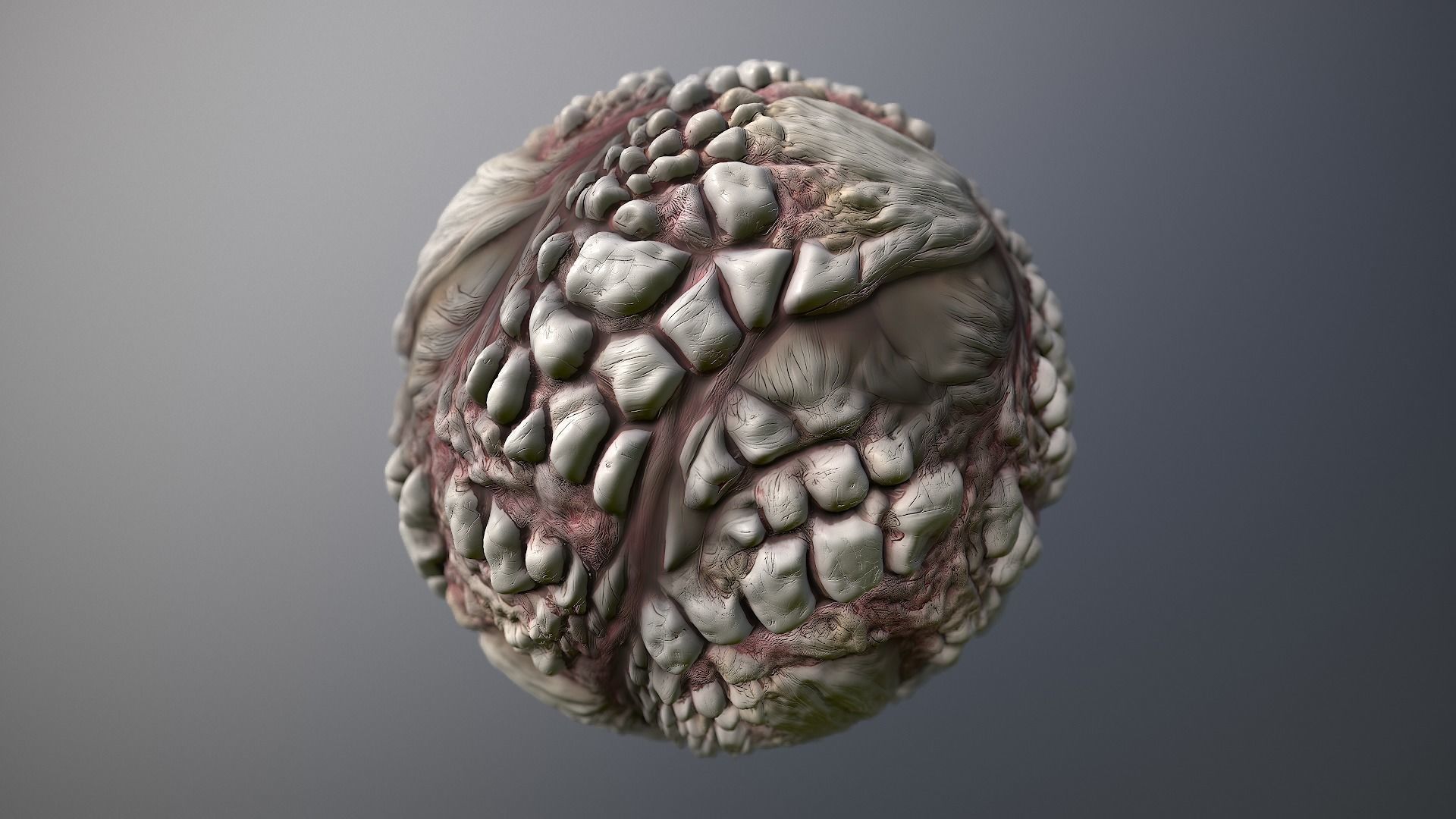 Material Skin Monster 1 Seamless PBR Texture Texture_8