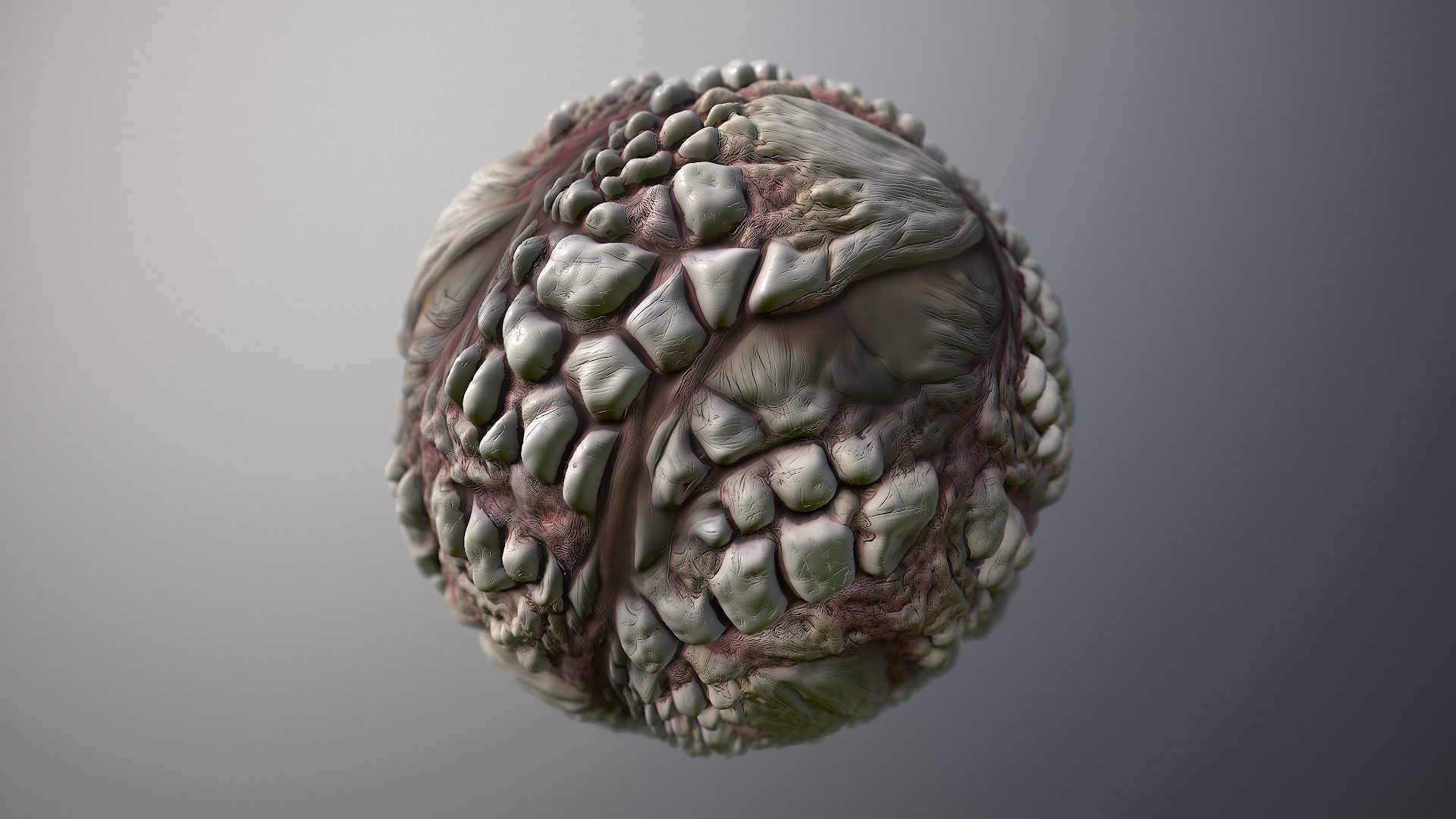 Material Skin Monster 1 Seamless PBR Texture Texture_7