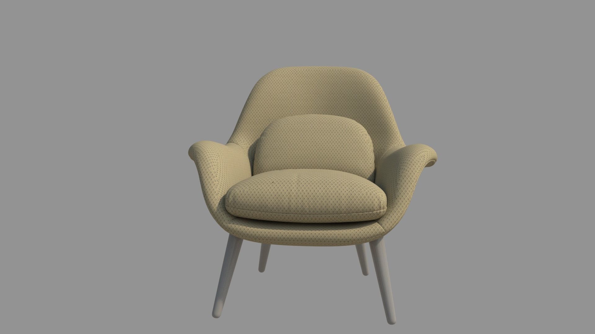 Dining Chair  3D model_2