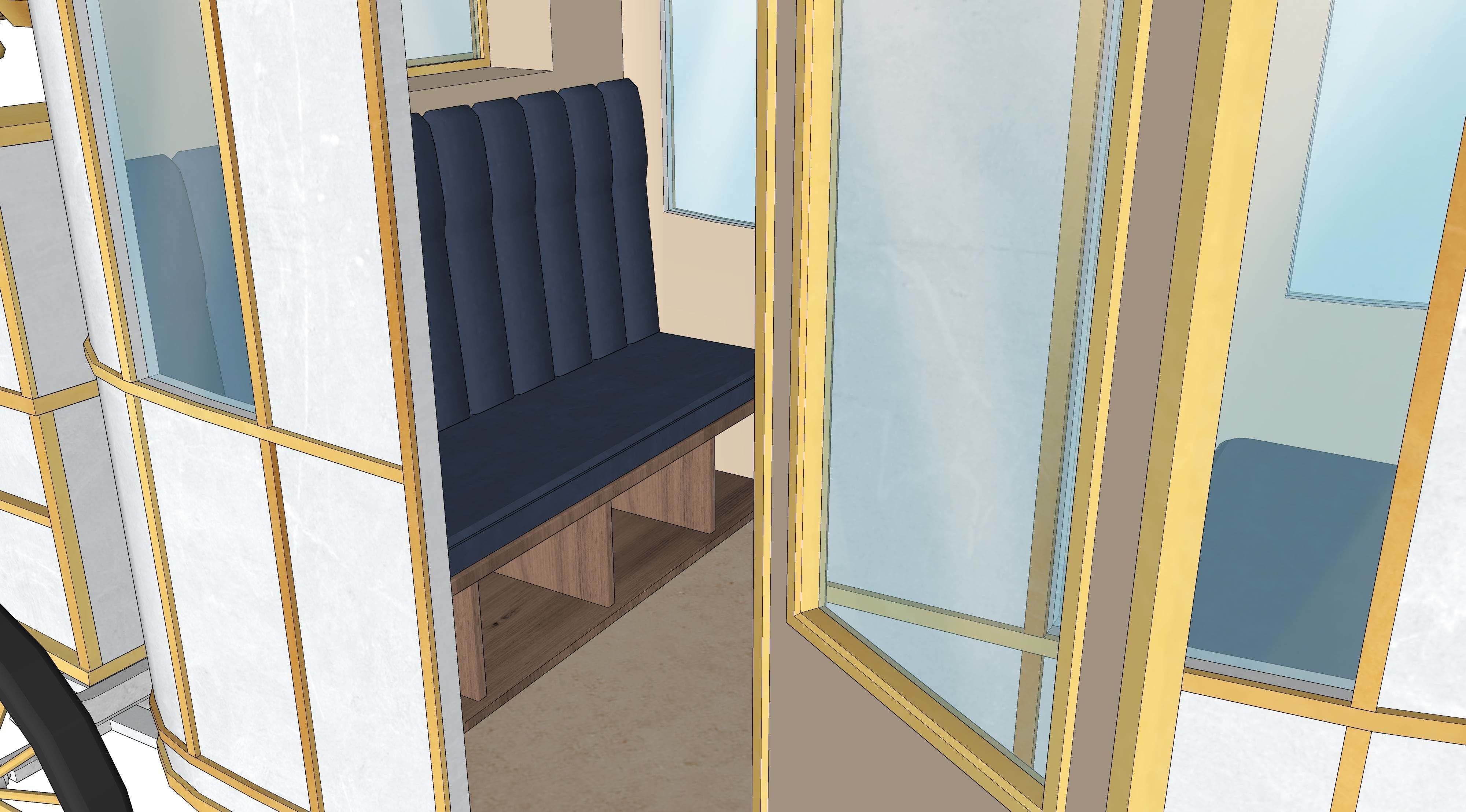 White carriage 2 3D model_10