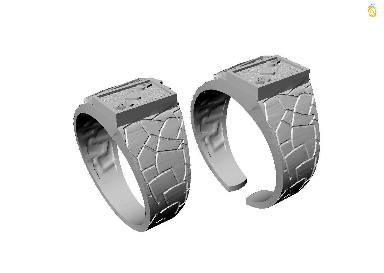 Play-CardRing-335 3D print model_14