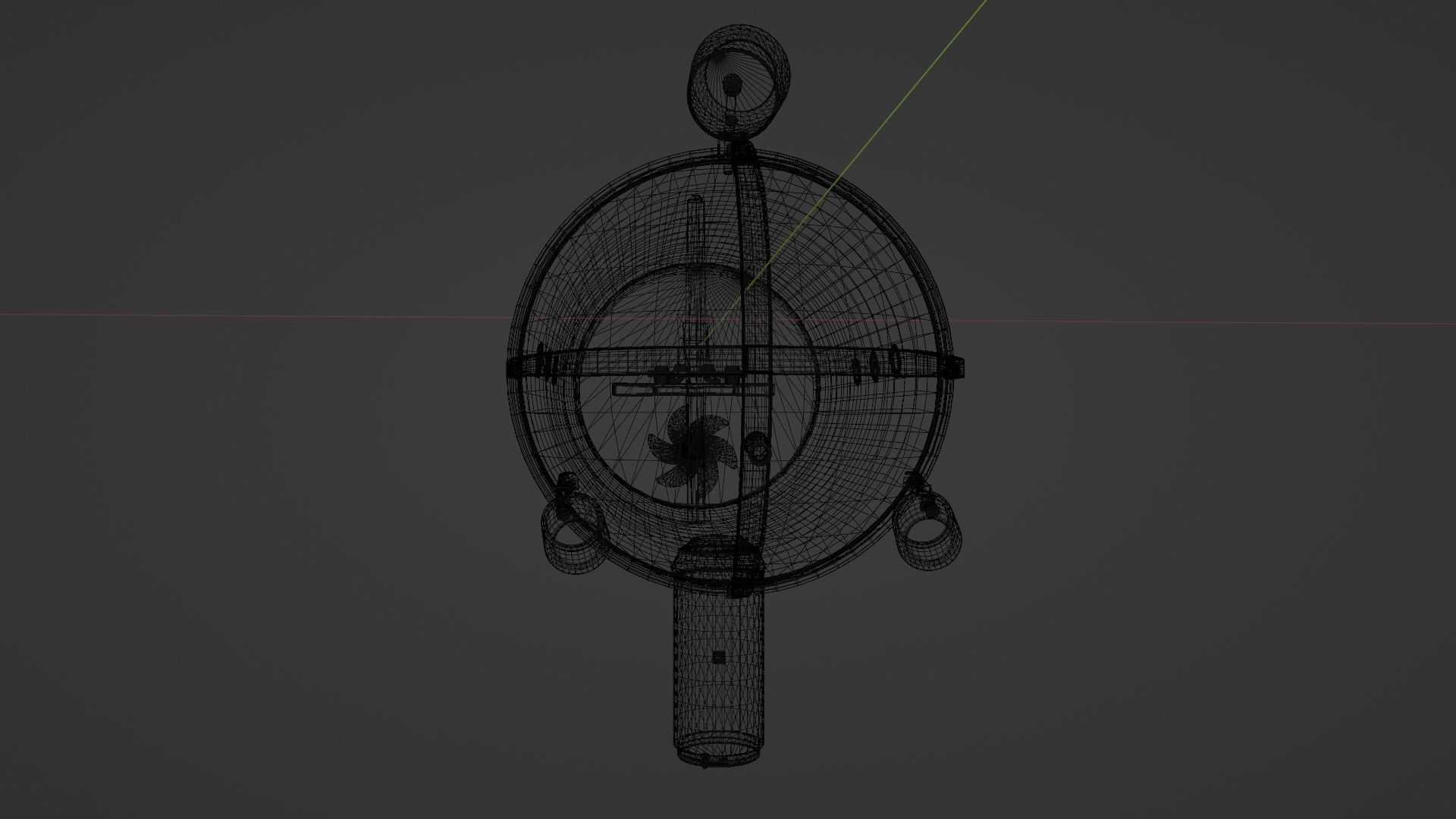 Deep Diving Submarine 3D model_17