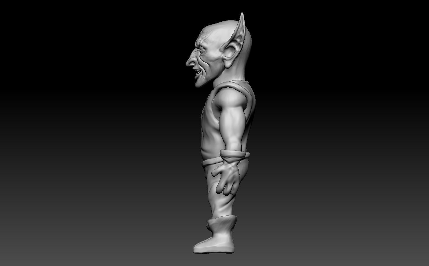 Fantasy creature 3D model_3