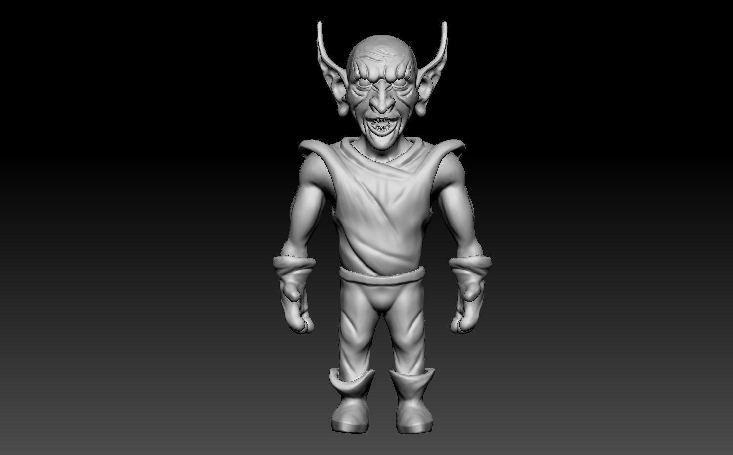 Fantasy creature 3D model_1