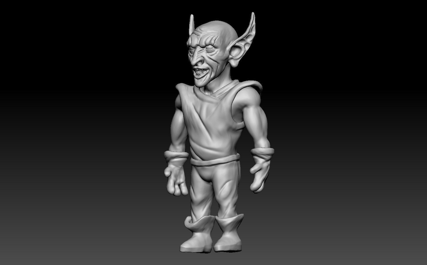 Fantasy creature 3D model_4