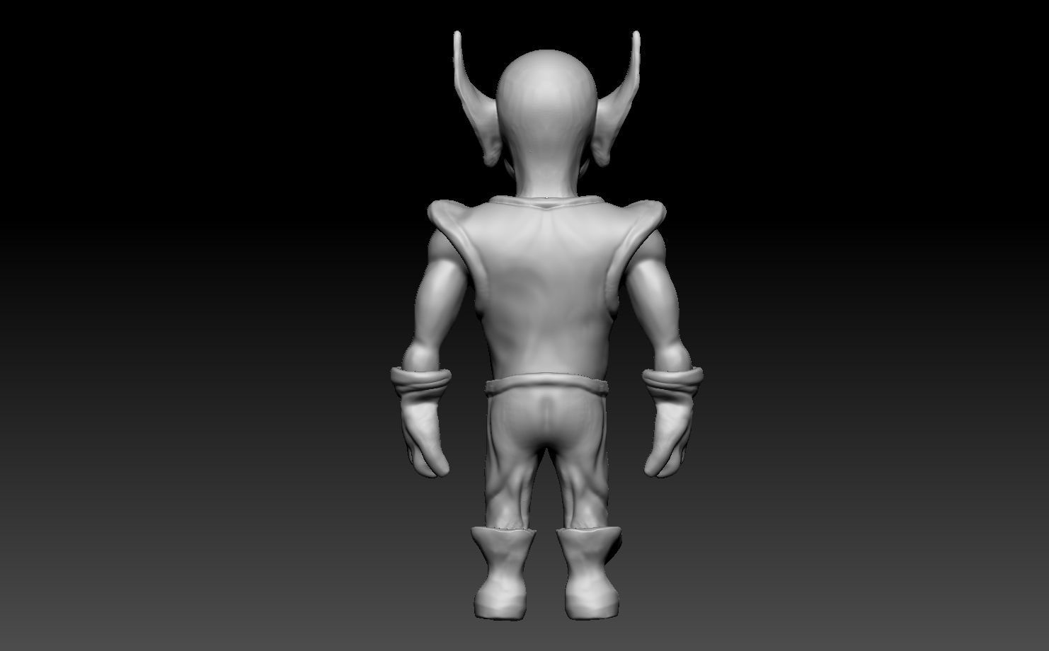 Fantasy creature 3D model_2