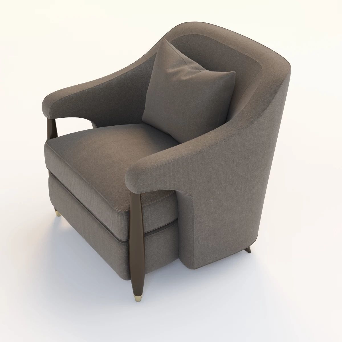 Baker Hermano Chair 3D model_3