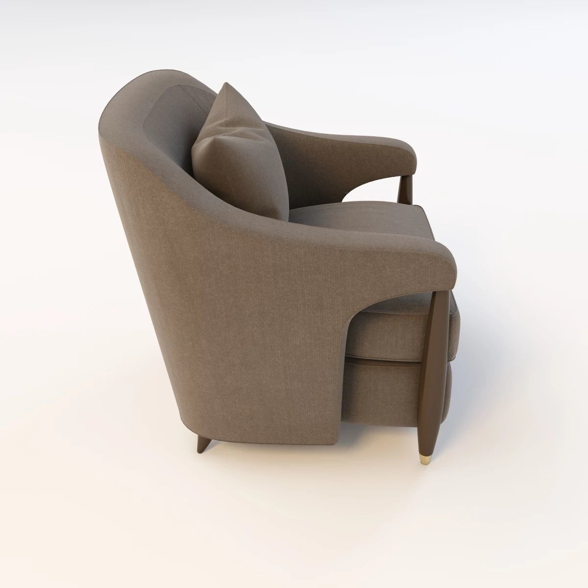Baker Hermano Chair 3D model_5