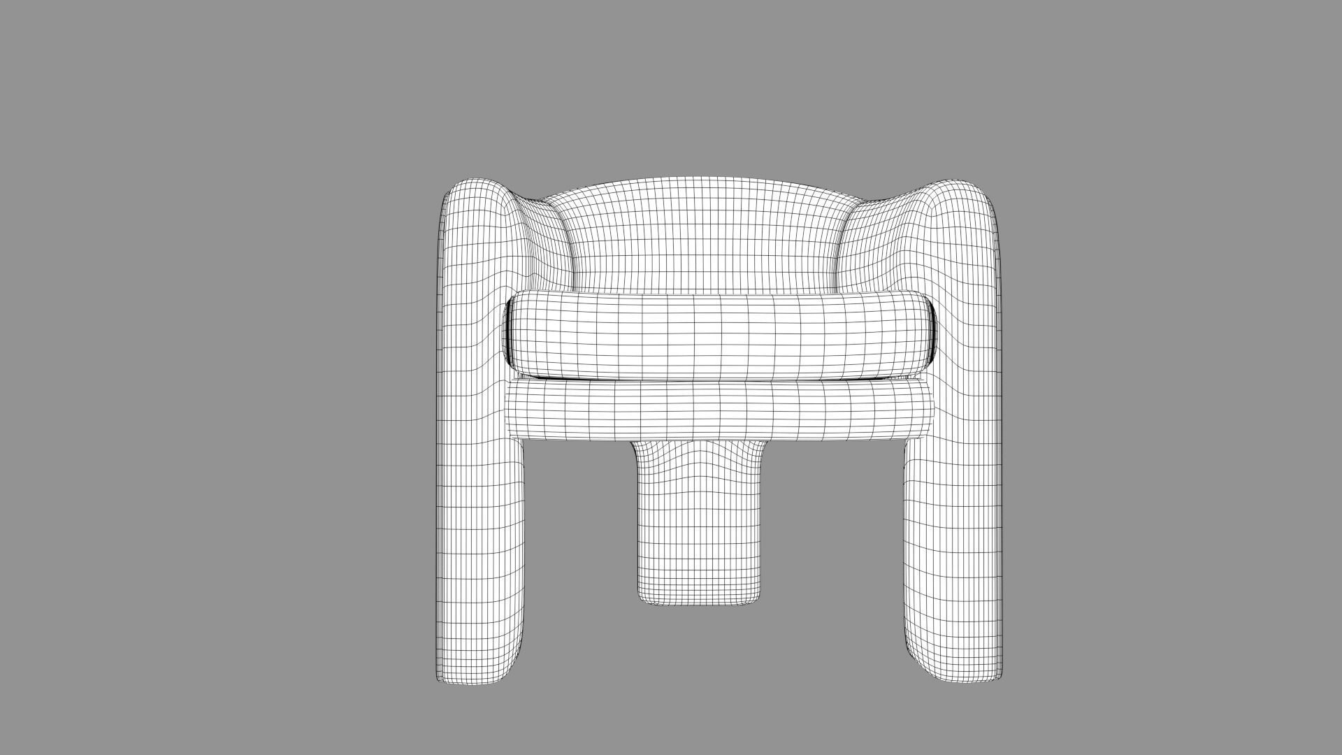 Armchairs - Single Sofa  3D model_8