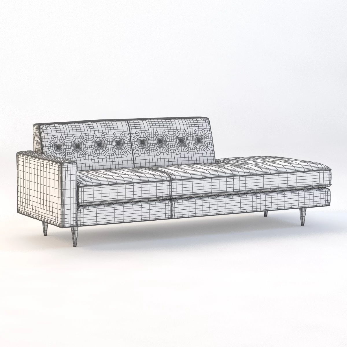 Bantam Studio Sleeper Sofa 3D model_1