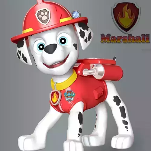 Marshall - Paw Patrol 3D print model