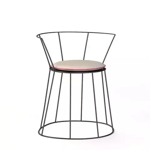 Baxter Gibellina Iron Chair by Antonino Sciortino